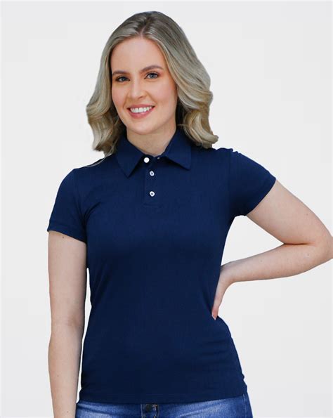 camisa polo azul marinho uniforme